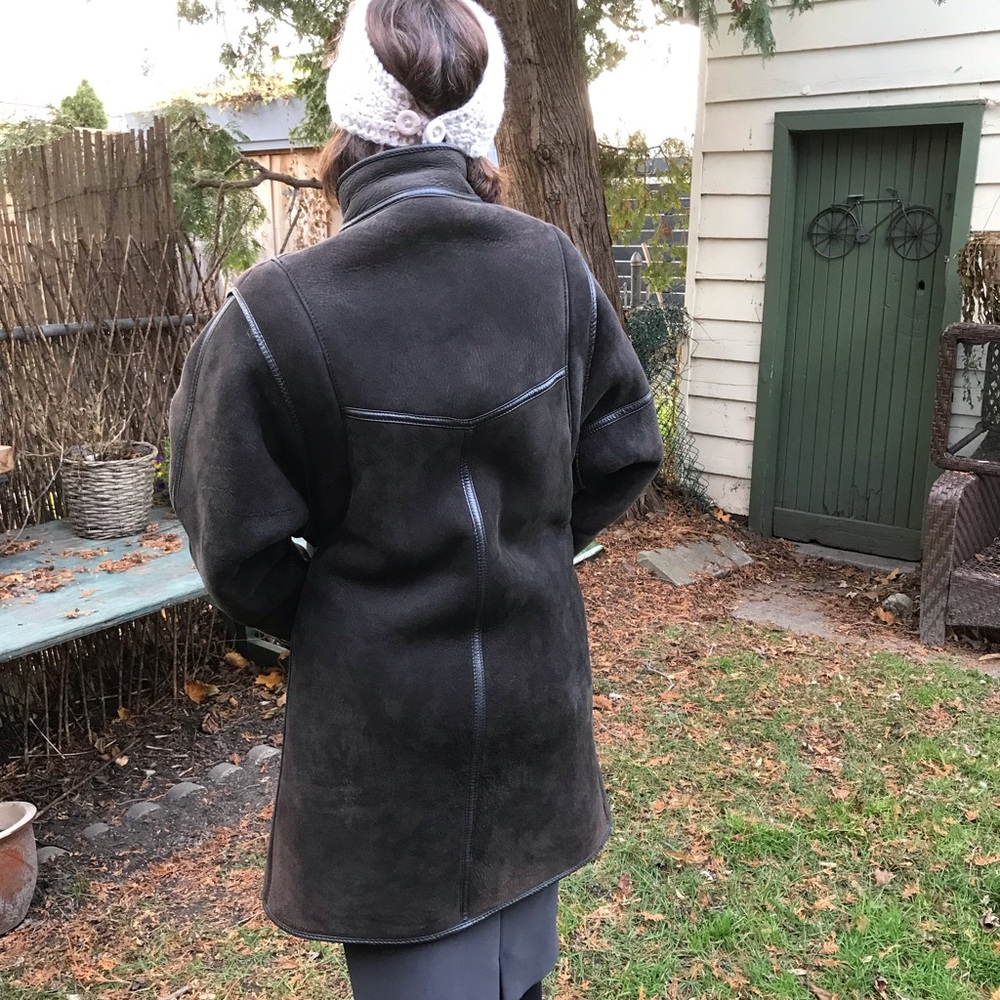 Shearling Vintage Coat - Picture 9 of 14
